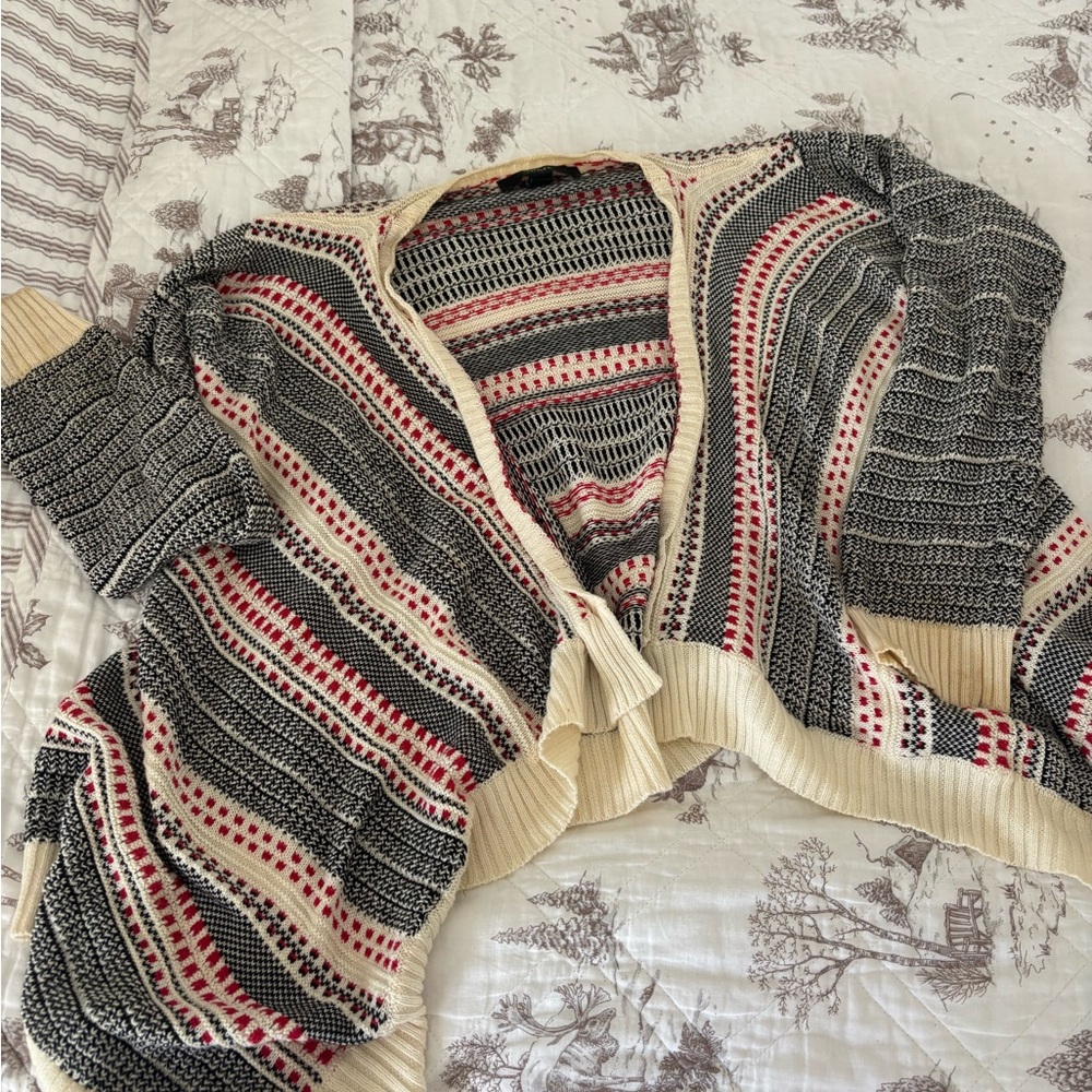 Forever 21 Multicolor Striped Cardigan